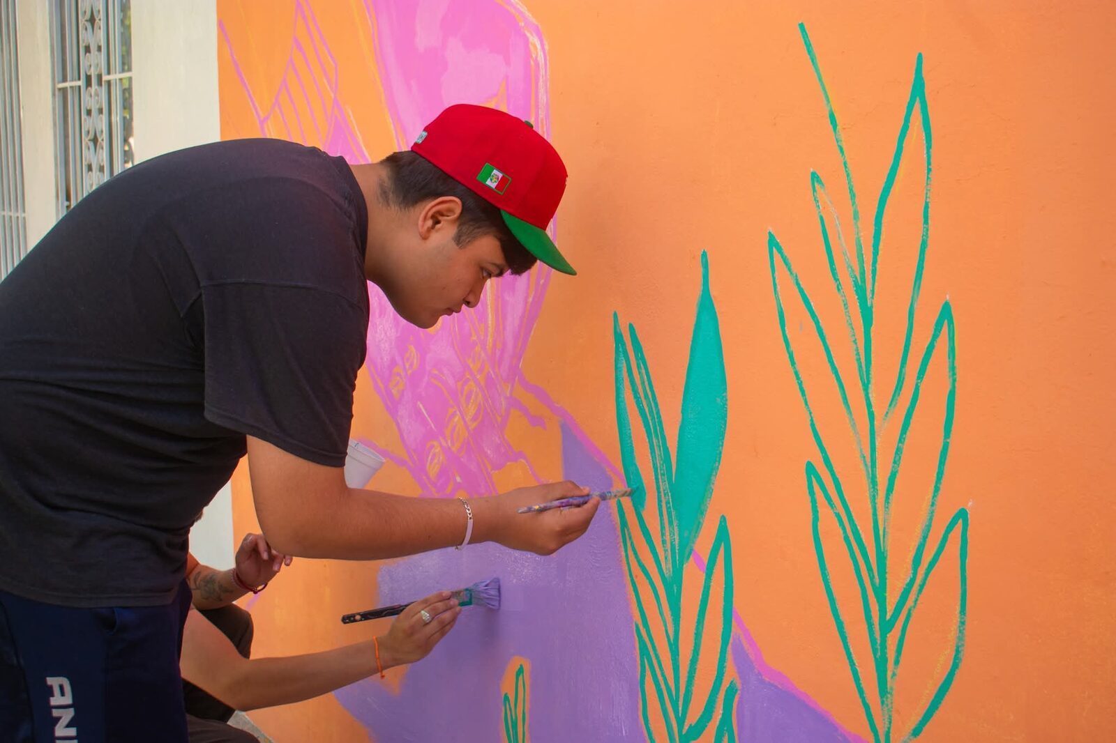 Mural comunitario · Gestión cultural y arte