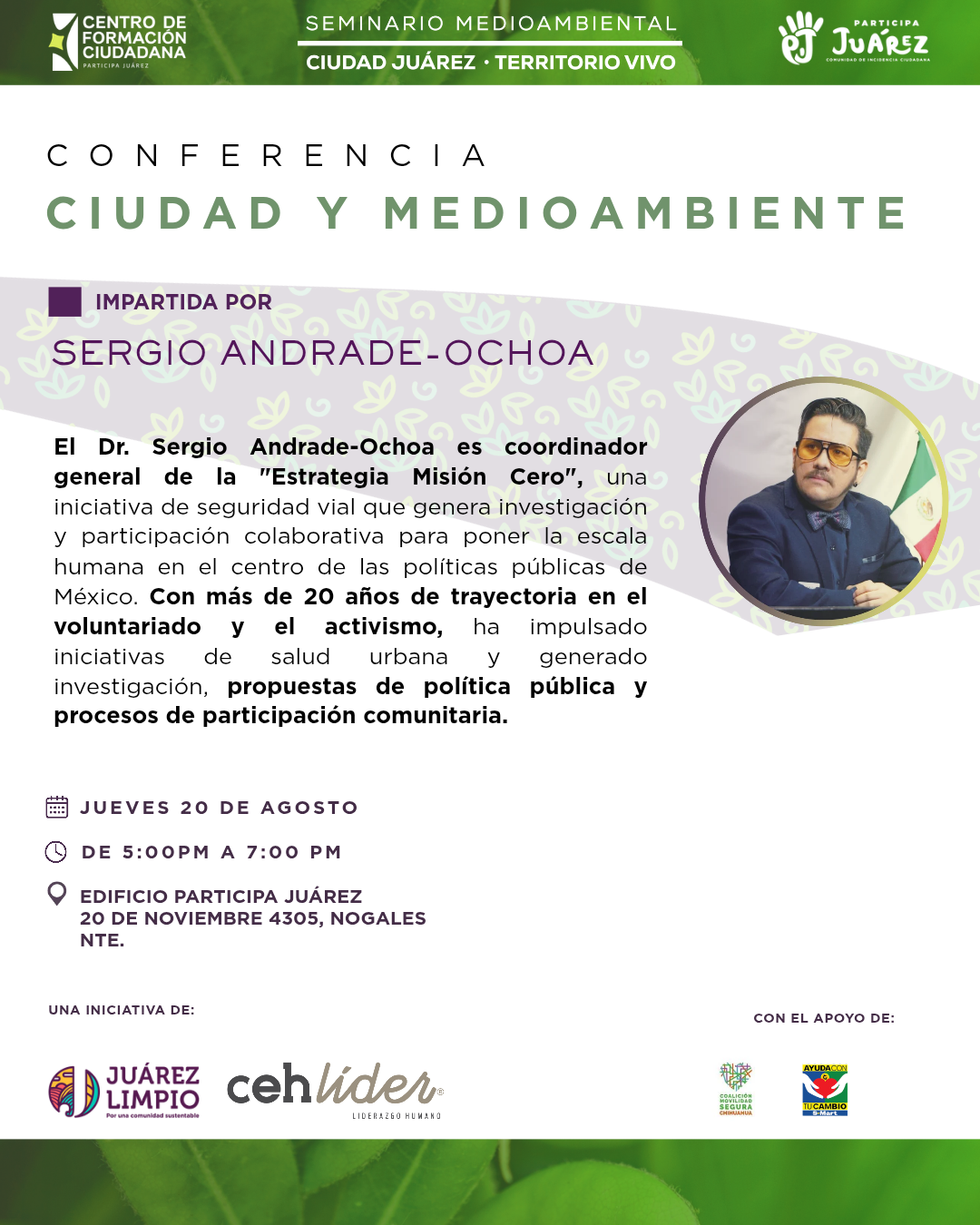 Flyer: Ciudad y Medioambiente