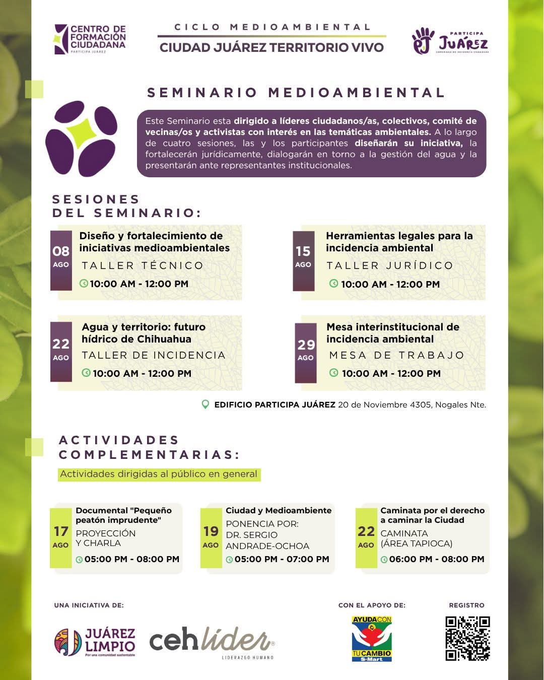 Portada: Participación social para el desarrollo de proyectos ambientales: Retos y Oportunidades.